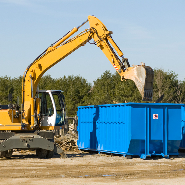 what size residential dumpster rentals are available in Cross County AR